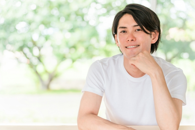 爽やかな男性